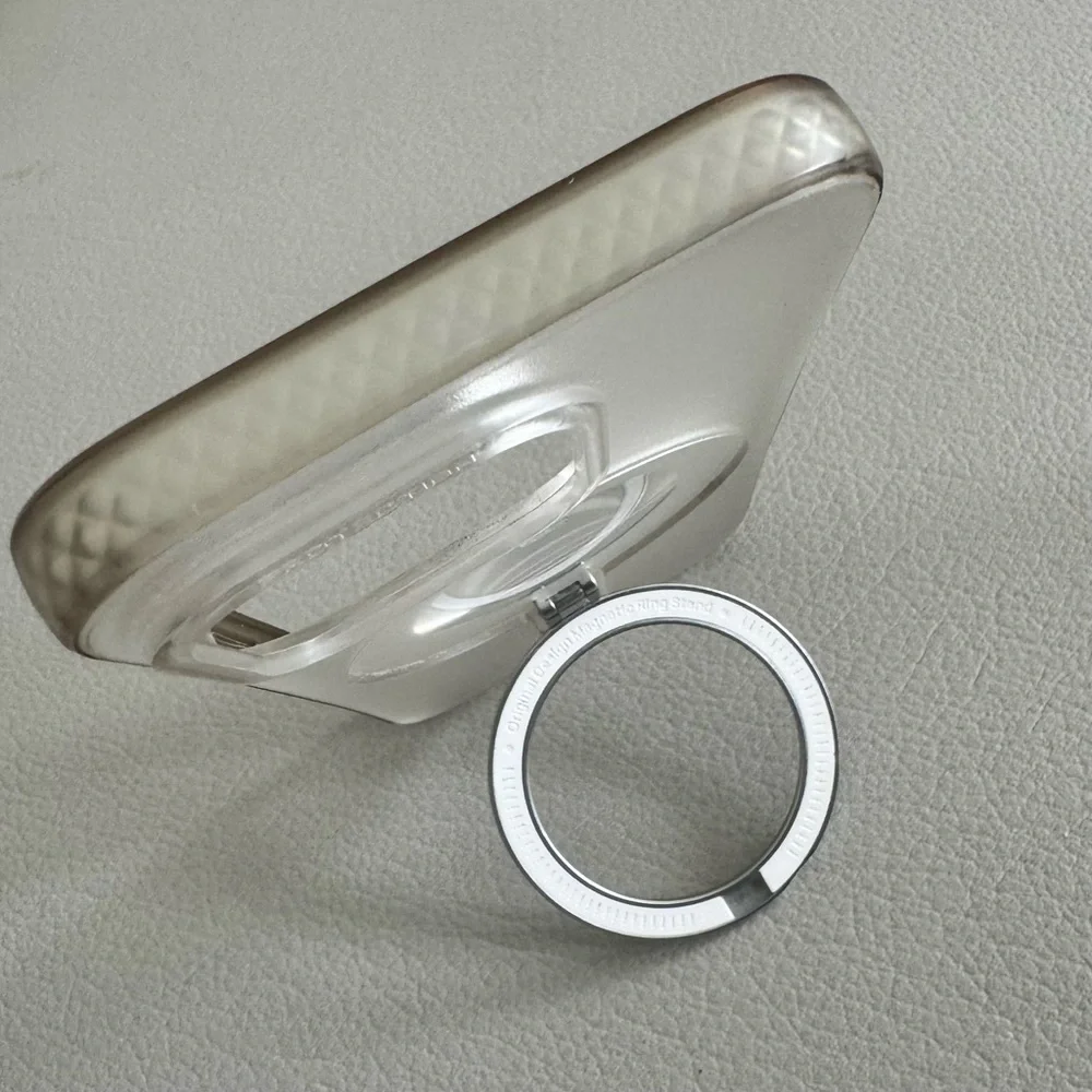 Magnetic Kickstand Case for iPhone 14 Pro | JUESHITUO | Matte Clear
